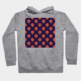 Red Halloween Pattern Hoodie